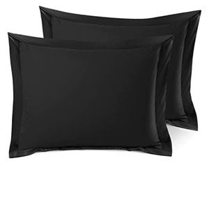 Black Standard Size Pillow Sham NWT